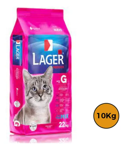 Alimento Lager Gatos Premium para gato adulto sabor mix de 10 kg